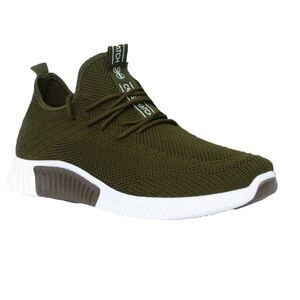 Crosshatch Mens Rideout Sneakers / Olive